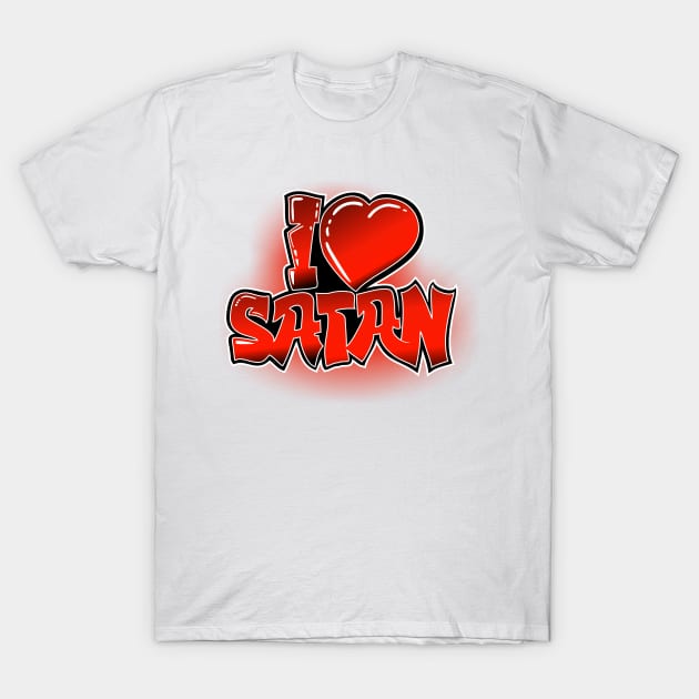 I Heart Satan! T-Shirt by stuff101